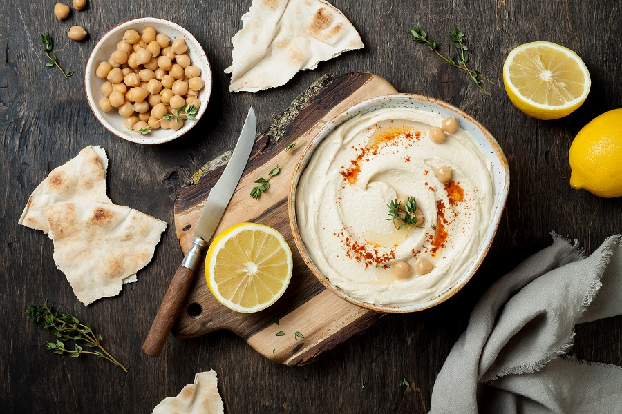Hummus z suchej ciecierzycy