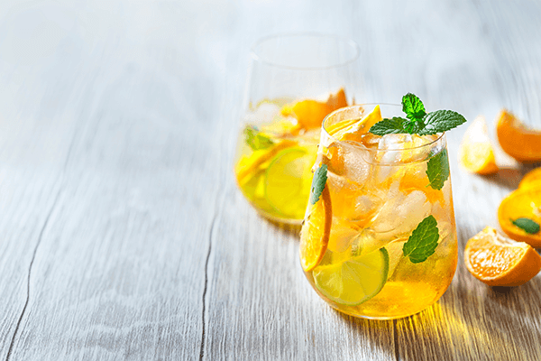 Mrożona herbata z cytrusami