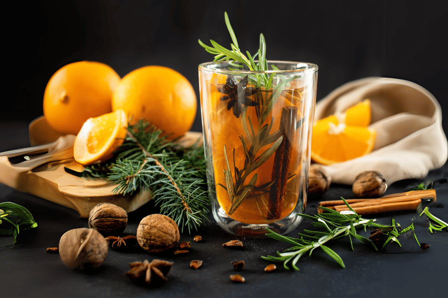 Zimowa herbata korzenna